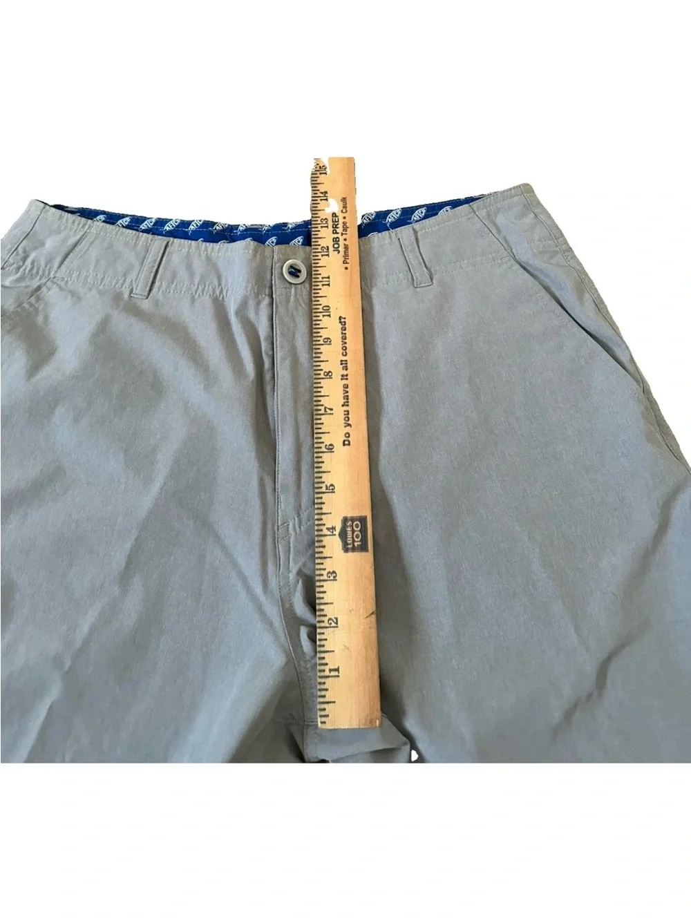 AFTCO Shorts Men's 32 Gray Stretch Chino Fishing Microfiber Everyday Aftech 9